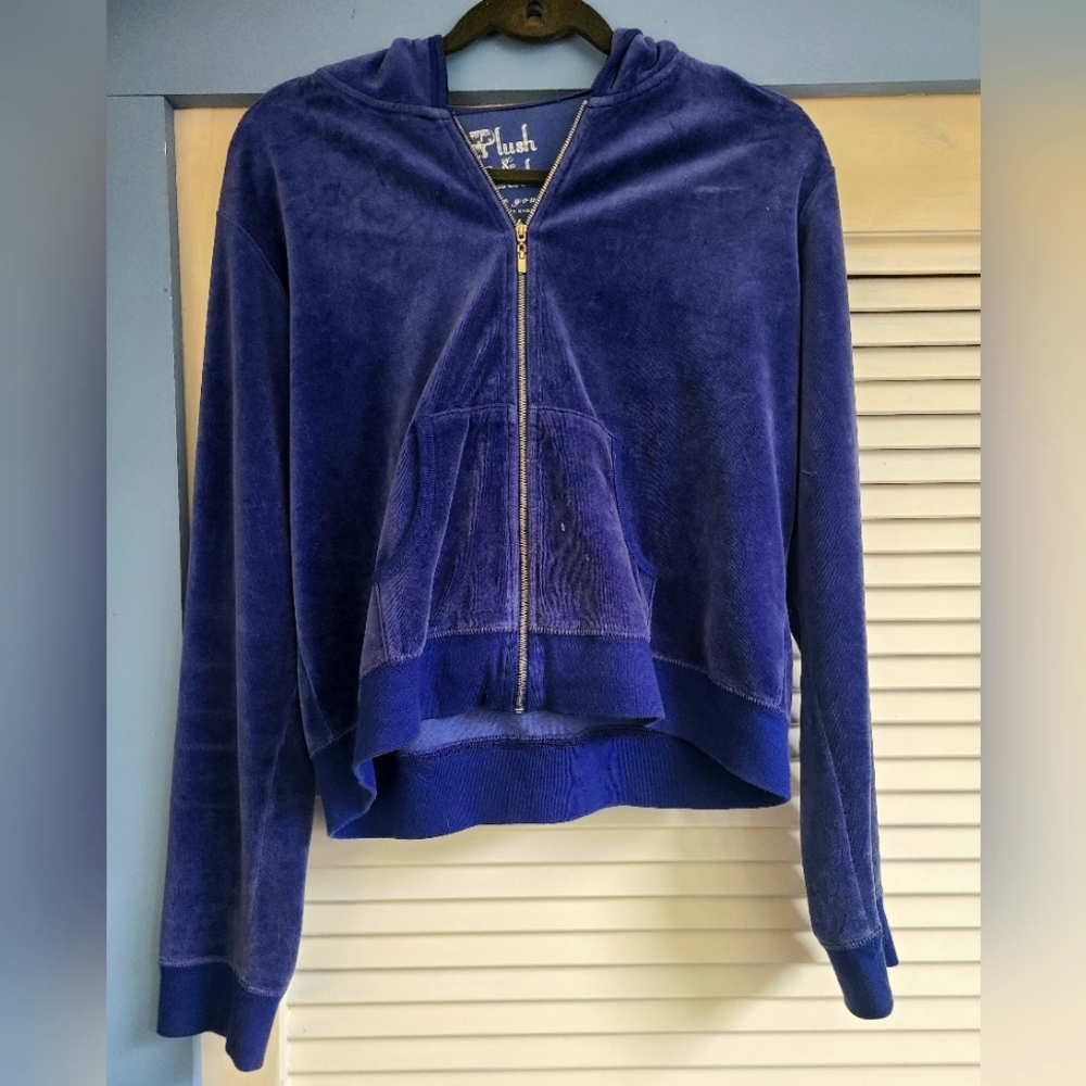 Plush & Lush full zip hoodie | Size Junior XL